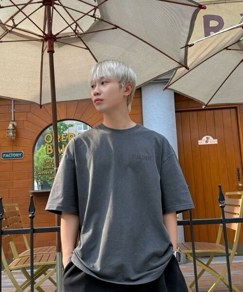 MALDEN(モールデン)の「ピグメントオーバーサイズTシャツ(Tシャツ/カットソー・メンズ・チャコール/ブラック・LARGE/MEDIUM/XX-LARGE/X-LARGE)」の7枚目の写真