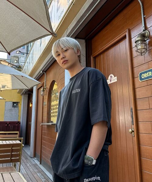 MALDEN(モールデン)の「ピグメントオーバーサイズTシャツ(Tシャツ/カットソー・メンズ・チャコール/ブラック・LARGE/MEDIUM/XX-LARGE/X-LARGE)」の10枚目の写真