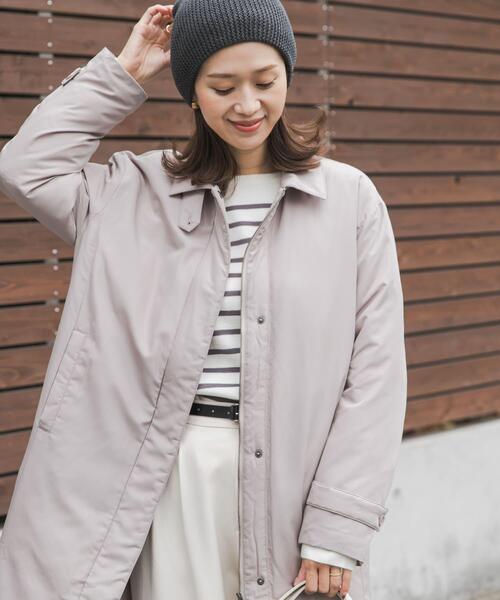 セール】ステッチレスライトダウンロングコート（ダウンジャケット