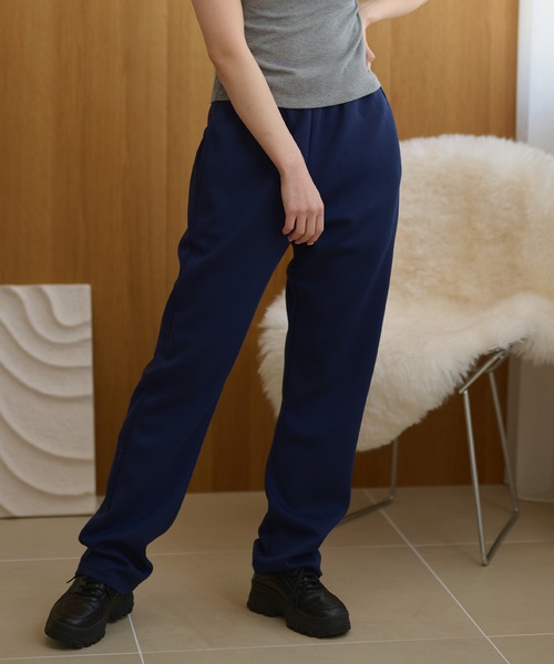 DAYRA(デイラ)の「ソリッドカラー ウエスト イージー スウェット パンツ(スウェットパンツ・レディース・ネイビー/グレイッシュベージュ/ブラック/グレー・165/160/155)」の20枚目の写真