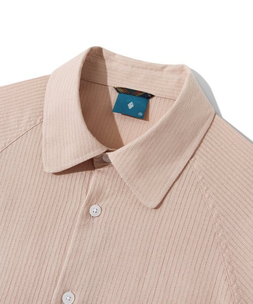 Diamond Layla（ダイアモンドレイラ）の「Stitch Stripe Shirt S114  Indy Pink（シャツ/ブラウス・レディース・その他・SMALL/MEDIUM/LARGE/X-LARGE）」の4枚目の写真