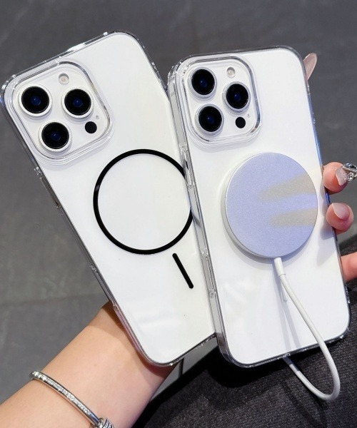 Fun & Daily(ファンアンドデイリー)の「F&D : カラー MagSafe クリア iPhoneケース/ 15 / 16 / 17 / Plus / Pro / Pro Max / Air アイフォンケース(スマホケース/カバー・レディース・パープル/オレンジ/ブラック・iPhone 16/iPhone 16 Plus/iPhone 16 Pro/iPhone 17/iPhone 17 Pro/iPhone Air/iPhone 17 Pro Max/iPhone 16 Pro Max)」の13枚目の写真