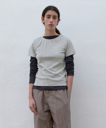 POSZER（ポーザー）の「Terry round t-shirt (light gray)（Tシャツ/カットソー）」