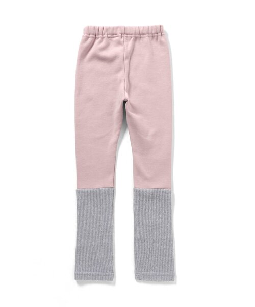 Seraph（セラフ）の「レッグウォーマードッキング裏シャギーレギンス（レギンス/スパッツ・キッズ・アイボリー/ピンク/ブラウン/ブラック・140/130/120/110/100/90/80）」の5枚目の写真