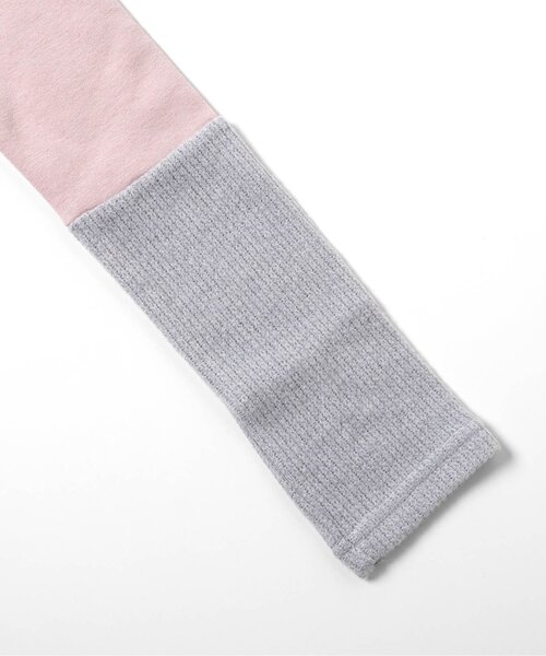 Seraph（セラフ）の「レッグウォーマードッキング裏シャギーレギンス（レギンス/スパッツ・キッズ・アイボリー/ピンク/ブラウン/ブラック・140/130/120/110/100/90/80）」の8枚目の写真