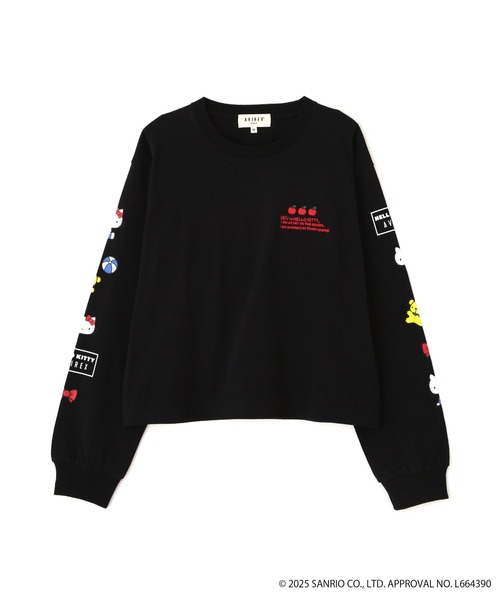 AVIREX(アヴィレックス)の「【AVIREX×HELLO KITTY】LONG SLEEVE T-SHIRT(Tシャツ/カットソー・レディース・ブラック/オフホワイト・S/M)」の17枚目の写真