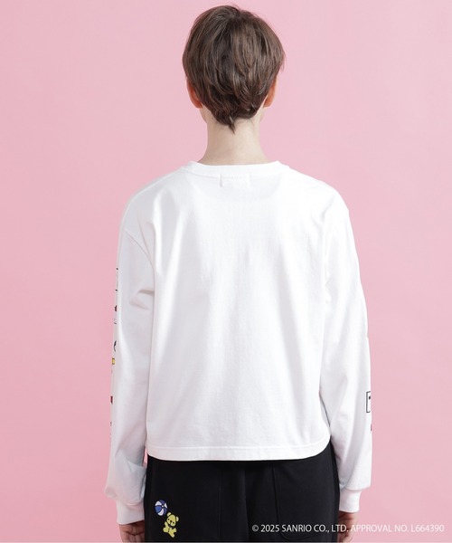 AVIREX(アヴィレックス)の「【AVIREX×HELLO KITTY】LONG SLEEVE T-SHIRT(Tシャツ/カットソー・レディース・ブラック/オフホワイト・S/M)」の7枚目の写真