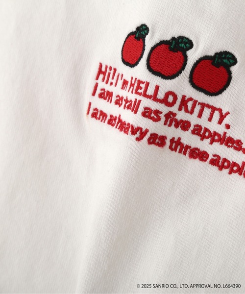 AVIREX(アヴィレックス)の「【AVIREX×HELLO KITTY】LONG SLEEVE T-SHIRT(Tシャツ/カットソー・レディース・ブラック/オフホワイト・S/M)」の13枚目の写真