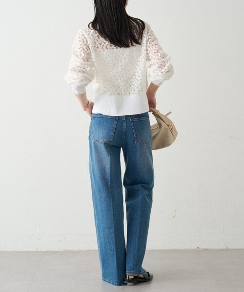 LOUNGEDRESS(ラウンジドレス)の「デニムフレアパンツ2(デニムパンツ・レディース・ブルー・MEDIUM/SMALL)」の6枚目の写真