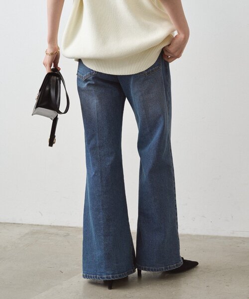 LOUNGEDRESS(ラウンジドレス)の「デニムフレアパンツ2(デニムパンツ・レディース・ブルー・MEDIUM/SMALL)」の16枚目の写真
