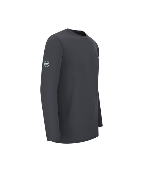 BLACK MONSTER FIT(ブラックモンスターフィット)の「機能性テックフィットロングスリーブTシャツ(4色)/ BM210704(Tシャツ/カットソー・メンズ・ホワイト/チャコールグレー/ブラック/チャコール・SMALL/MEDIUM/LARGE/X-LARGE/2XL/3XL)」の1枚目の写真