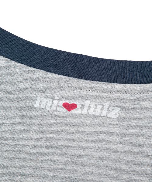 MISSLULZ(ミスルールズ)の「Future Friend Slim Fit T-Shirt Melange Grey(Tシャツ/カットソー・レディース・マルチ/ダークパープル/ストーン・X-SMALL/SMALL/MEDIUM)」の10枚目の写真