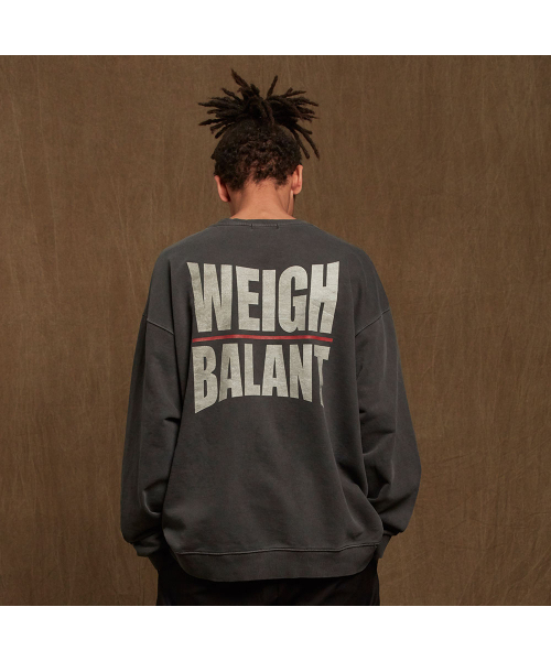 BALANT(バラント)の「ピグメントウェイトインオンイシュースウェットシャツ - ダークグレー(スウェット・メンズ・その他・SMALL)」の1枚目の写真