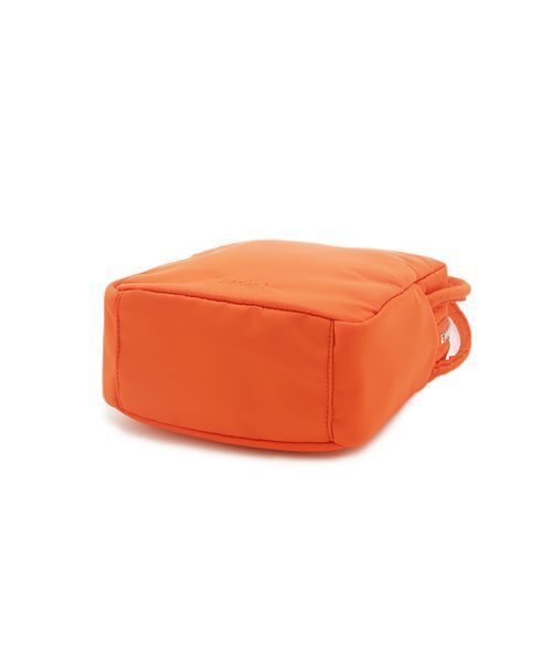 emmi（エミ）の「eco ナイロンスクエアバッグ（ハンドバッグ・レディース・オレンジ/シルバー・F）」の7枚目の写真