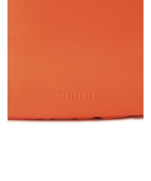 emmi（エミ）の「eco ナイロンスクエアバッグ（ハンドバッグ・レディース・オレンジ/シルバー・F）」の8枚目の写真