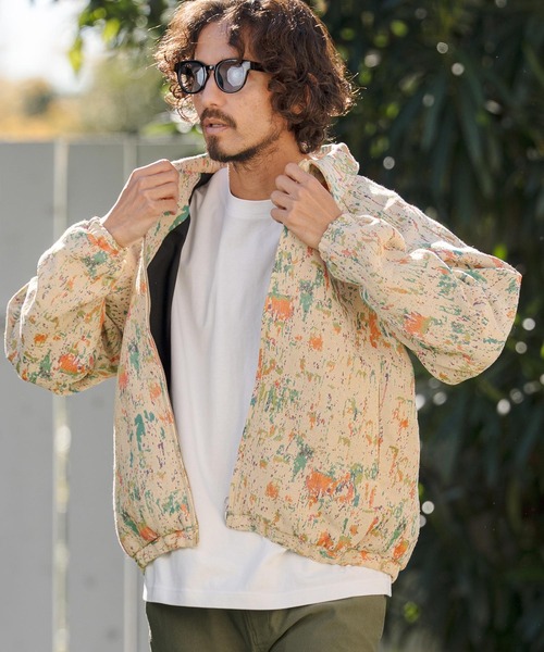 mj11313- Splash Paint Gobelin Blouson ゴブランブルゾン(PF-261-004