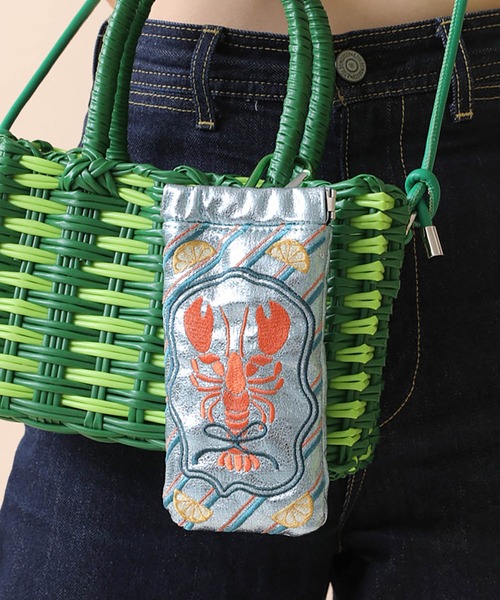 Casselini(キャセリーニ)の「Casselini(キャセリーニ)刺繍サングラスケース(サングラス・レディース・シルバー/ブルー/ピンク/ブラック/ゴールド/ミント/レッド・FREE)」の18枚目の写真
