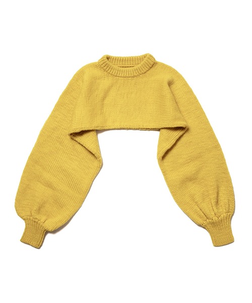 yuumiARIA（ユウミアリア）の「SHORT KNIT（ニット/セーター・レディース・マスタード/ブラック・FREE）」の16枚目の写真