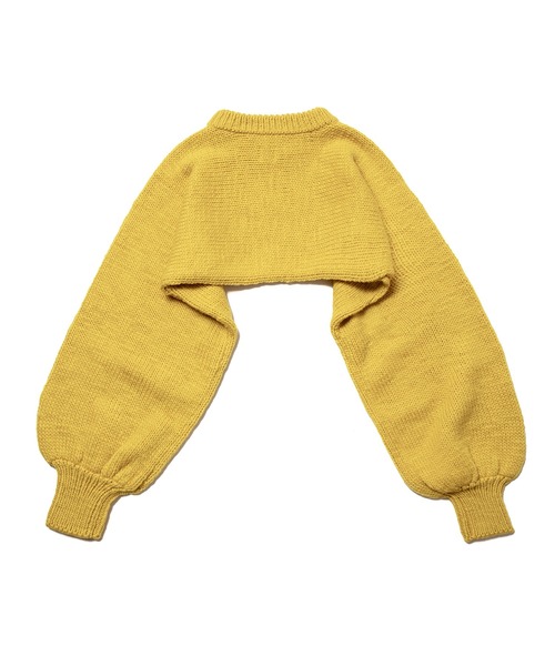 yuumiARIA（ユウミアリア）の「SHORT KNIT（ニット/セーター・レディース・マスタード/ブラック・FREE）」の17枚目の写真