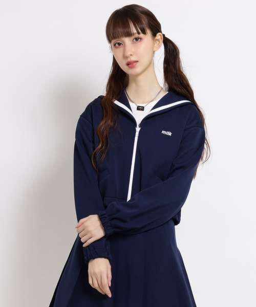 MILK ミルク 音符ラインジャージ ロリータ Sailor ジャージ トップス（ジャージ）｜MILK（ミルク）のファッション