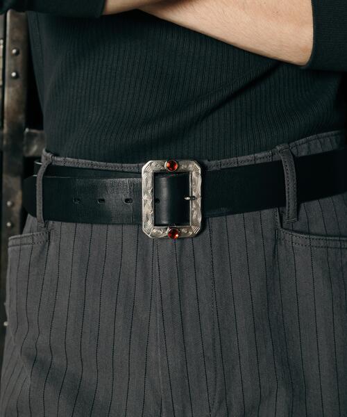 Schott/ショット/TWO STONES BUCKLE BELT/ツーストーンズ バックル