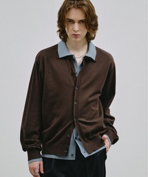 SELLE GLANT（セレグランテ）の「LAYERED STYLE HIGHGAGE KNIT SHIRT レイヤードスタイルハイゲージニットシャツ（ニット/セーター）」