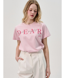 ディアミ 半袖Tシャツ_ピンク