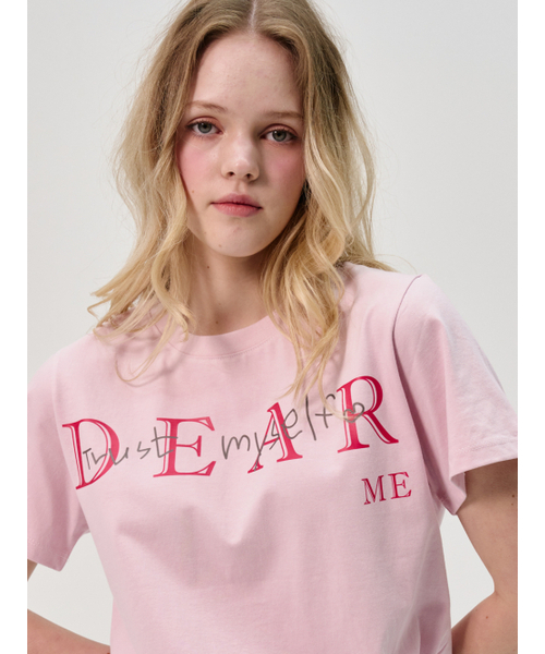 Sorry,Too Much Love（ソーリートゥーマッチラブ）の「ディアミ 半袖Tシャツ_ピンク（Tシャツ/カットソー・レディース・その他・FREE）」の2枚目の写真