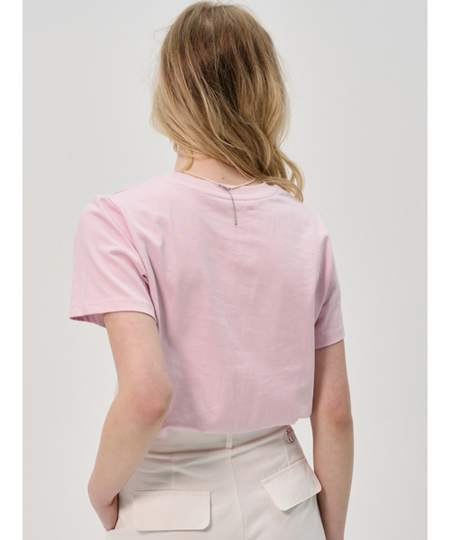 Sorry,Too Much Love（ソーリートゥーマッチラブ）の「ディアミ 半袖Tシャツ_ピンク（Tシャツ/カットソー・レディース・その他・FREE）」の4枚目の写真
