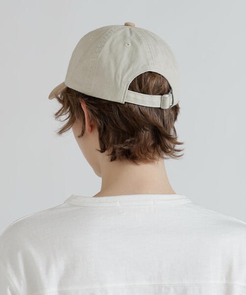 AVIREX(アヴィレックス)の「《直営店限定》BICOLOR NYC CAP(キャップ・レディース・チャコールグレー/ベージュ/ネイビー・F)」の19枚目の写真