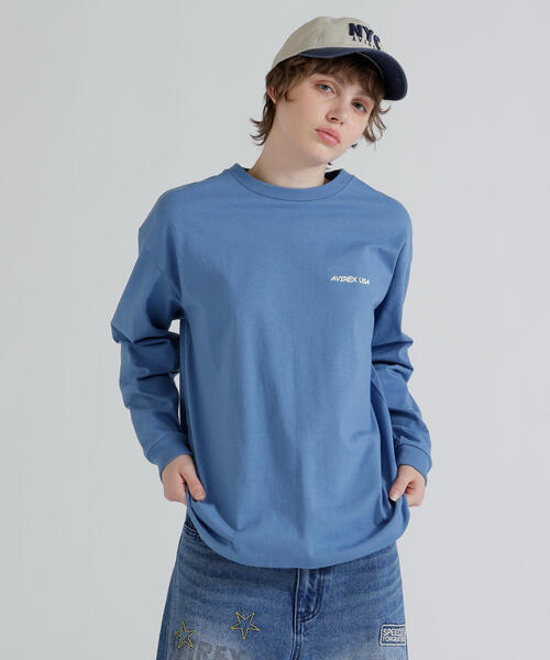 AVIREX(アヴィレックス)の「《直営店限定》BICOLOR NYC CAP(キャップ・レディース・チャコールグレー/ベージュ/ネイビー・F)」の6枚目の写真