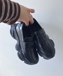 AS KNOW AS plus（アズノゥアズプラス）の「厚底スニーカーソール コインローファー（ローファー）」