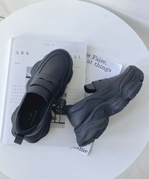 AS KNOW AS plus（アズノゥアズプラス）の「厚底スニーカーソール コインローファー（ローファー）」