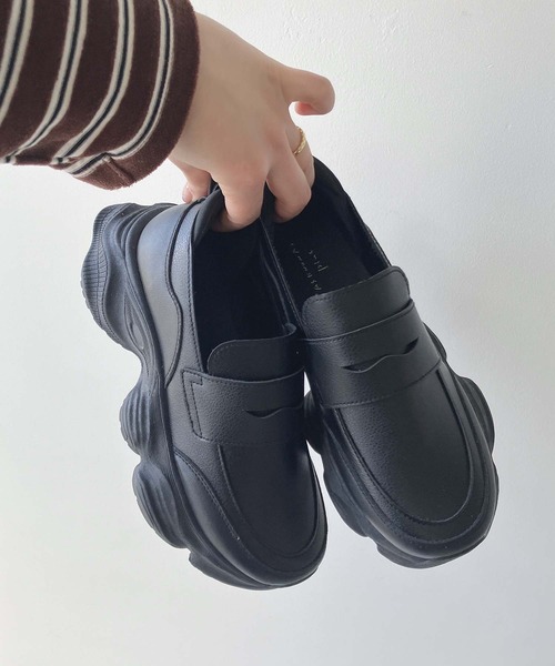 厚底スニーカーソール コインローファー（ローファー）｜AS KNOW AS