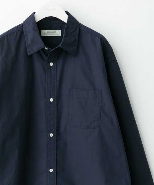 URBAN RESEARCH Sonny Label(アーバンリサーチサニーレーベル)の「高密度タイプライターレギュラーシャツ(シャツ/ブラウス・メンズ・オフホワイト/ネイビー/ピンク/グリーン/ブルー・LARGE/MEDIUM/X-LARGE)」の3枚目の写真