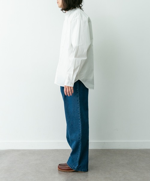 URBAN RESEARCH Sonny Label(アーバンリサーチサニーレーベル)の「高密度タイプライターレギュラーシャツ(シャツ/ブラウス・メンズ・オフホワイト/ネイビー/ピンク/グリーン/ブルー・LARGE/MEDIUM/X-LARGE)」の13枚目の写真