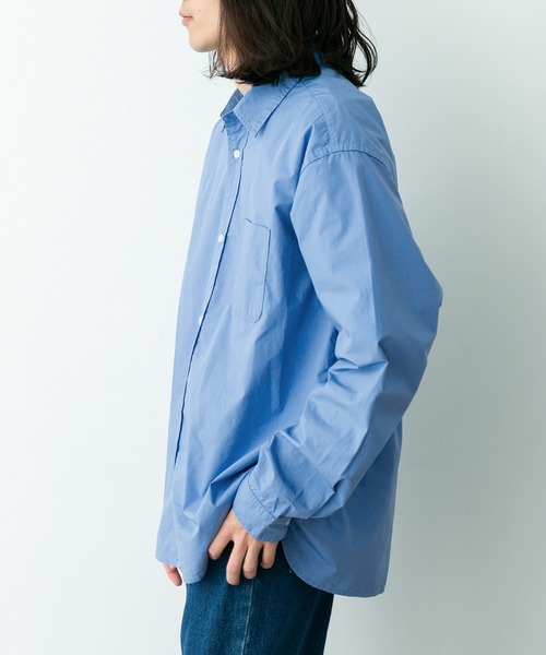 URBAN RESEARCH Sonny Label(アーバンリサーチサニーレーベル)の「高密度タイプライターレギュラーシャツ(シャツ/ブラウス・メンズ・オフホワイト/ネイビー/ピンク/グリーン/ブルー・LARGE/MEDIUM/X-LARGE)」の16枚目の写真