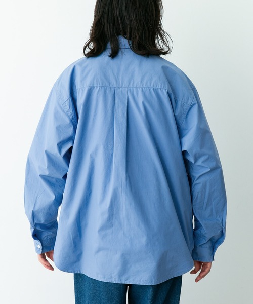 URBAN RESEARCH Sonny Label(アーバンリサーチサニーレーベル)の「高密度タイプライターレギュラーシャツ(シャツ/ブラウス・メンズ・オフホワイト/ネイビー/ピンク/グリーン/ブルー・LARGE/MEDIUM/X-LARGE)」の17枚目の写真