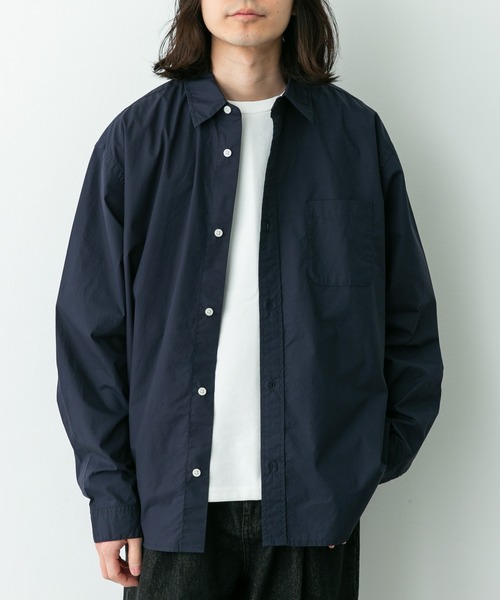 URBAN RESEARCH Sonny Label(アーバンリサーチサニーレーベル)の「高密度タイプライターレギュラーシャツ(シャツ/ブラウス・メンズ・オフホワイト/ネイビー/ピンク/グリーン/ブルー・LARGE/MEDIUM/X-LARGE)」の21枚目の写真