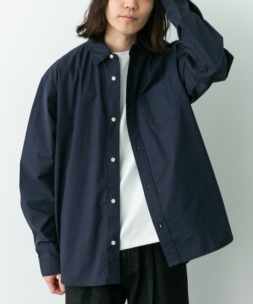 URBAN RESEARCH Sonny Label(アーバンリサーチサニーレーベル)の「高密度タイプライターレギュラーシャツ(シャツ/ブラウス・メンズ・オフホワイト/ネイビー/ピンク/グリーン/ブルー・LARGE/MEDIUM/X-LARGE)」の22枚目の写真