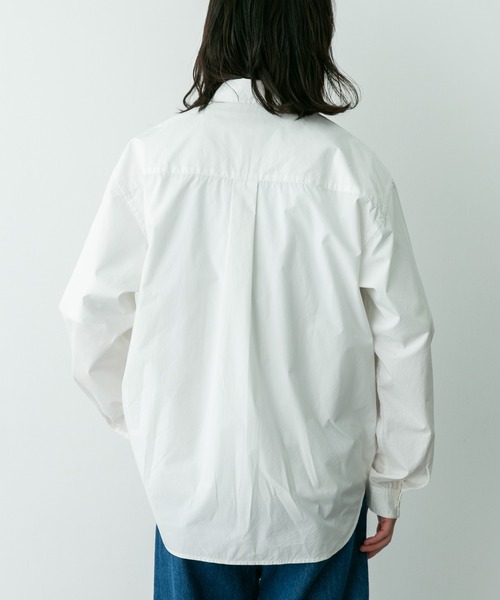 URBAN RESEARCH Sonny Label(アーバンリサーチサニーレーベル)の「高密度タイプライターレギュラーシャツ(シャツ/ブラウス・メンズ・オフホワイト/ネイビー/ピンク/グリーン/ブルー・LARGE/MEDIUM/X-LARGE)」の10枚目の写真