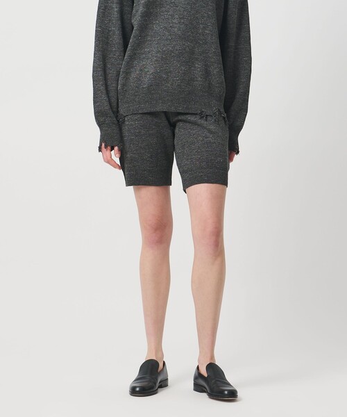 LOEFF（ロエフ）の「＜LOEFF＞ニット ショート パンツ（その他パンツ・レディース・ダークブラウン/ダークグレー・FREE）」の7枚目の写真