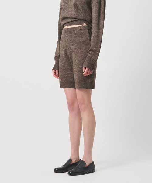 LOEFF（ロエフ）の「＜LOEFF＞ニット ショート パンツ（その他パンツ・レディース・ダークブラウン/ダークグレー・FREE）」の11枚目の写真