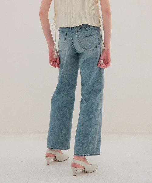 YANUK(ヤヌーク)の「YANUK / GINA Straight(ストレートデニム 57162032)(デニムパンツ・レディース・ブルー・24/25/23)」の3枚目の写真