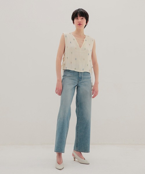 YANUK(ヤヌーク)の「YANUK / GINA Straight(ストレートデニム 57162032)(デニムパンツ・レディース・ブルー・24/25/23)」の8枚目の写真