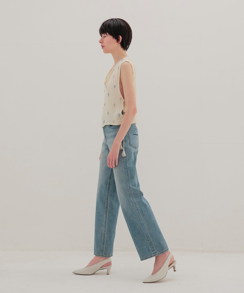 YANUK(ヤヌーク)の「YANUK / GINA Straight(ストレートデニム 57162032)(デニムパンツ・レディース・ブルー・24/25/23)」の9枚目の写真