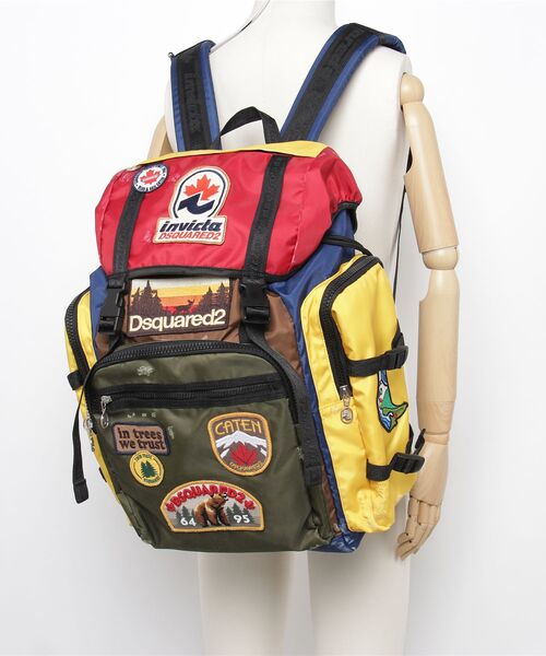 DSQUARED2(ディースクエアード)の「Invicta Bags Multi/0251(バックパック/リュック・メンズ・マルチ・FREE)」の5枚目の写真