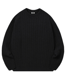 RANDOMOFF（ランダムオフ）の「[ユニセックス] RESERVE ケーブル オーバーフィット ニット [ブラック]（ニット/セーター）」