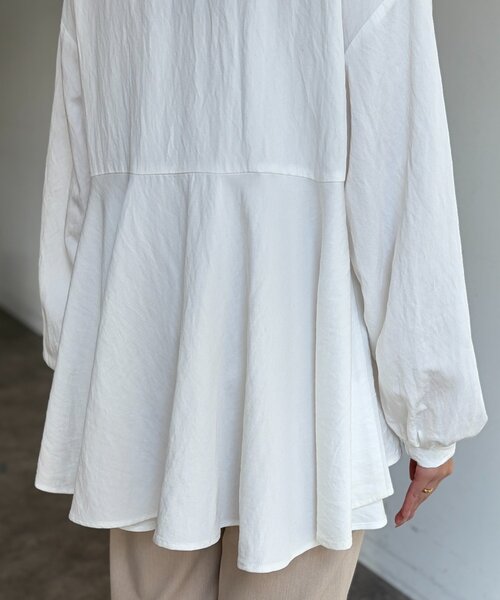 Chez toi（シェトワ）の「フレアブラウス（シャツ/ブラウス・レディース・ブラック/ホワイト/ピンク・FREE）」の17枚目の写真