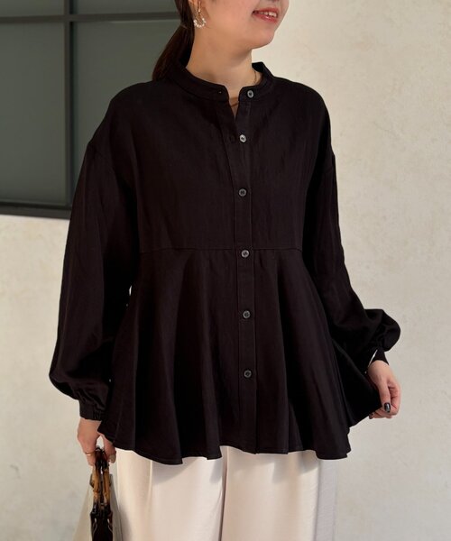 Chez toi（シェトワ）の「フレアブラウス（シャツ/ブラウス・レディース・ブラック/ホワイト/ピンク・FREE）」の20枚目の写真